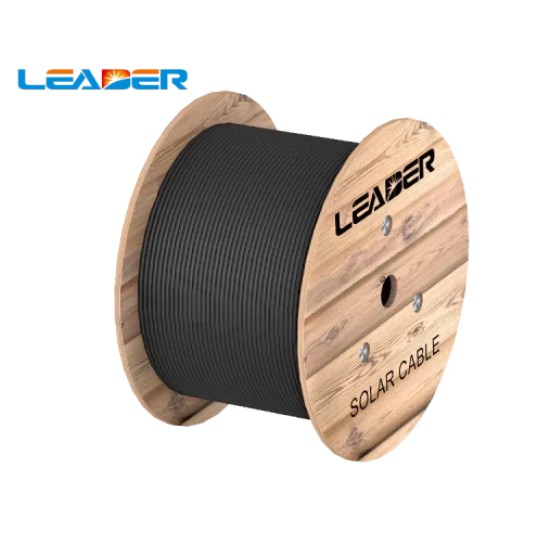 Соларен кабел 6 mm2 ЧЕРЕН (произход Китай) LEADER